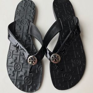 Tory Burch patent leather sandals